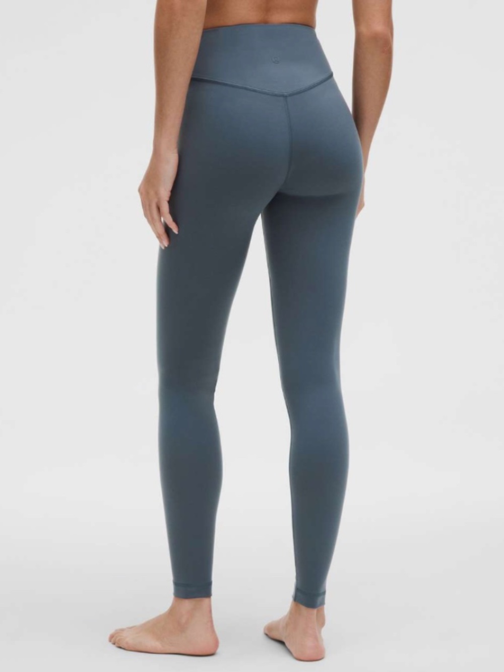 🍋 Lululemon Wunder Under SmoothCover High-Rise Tight 28" Iron Blue 4